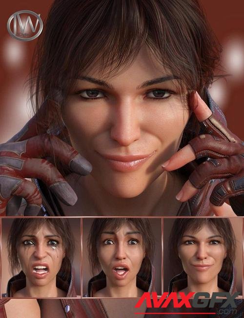Strong Will - Expressions for Genesis 8 Female(s)