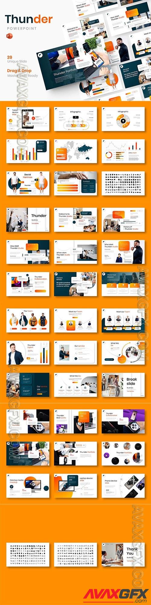 Thunder – Business Powerpoint, Keynote and Google Slides Template