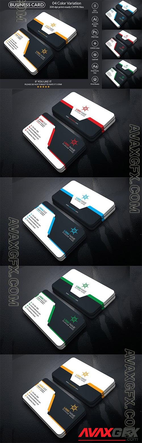 Creative And Corporate Business Card Corporate Identity o95589