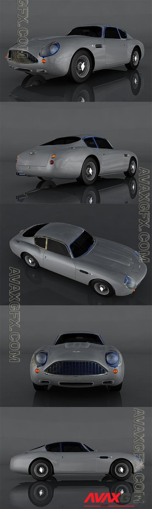 Aston Martin DB4 GT 3D Model o93560