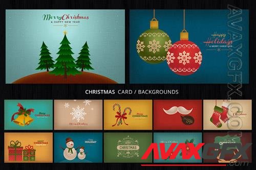 Christmas Cards Backgrounds-XPXGWTL