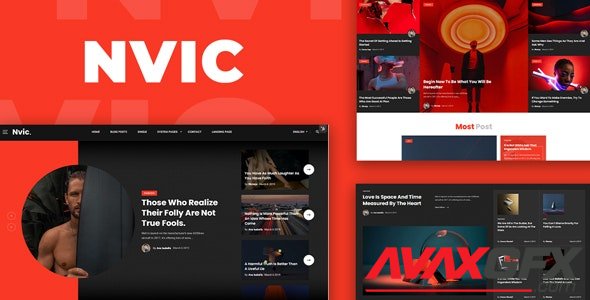 ThemeForest - Nvic v1.0.0 - Blog and Magazine HTML Template - 33980821