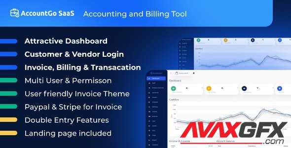 CodeCanyon - AccountGo SaaS v3.4 - Accounting and Billing Tool - 25733019 - NULLED