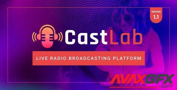 CodeCanyon - CastLab v1.1 - Live Radio Broadcasting Platform - 31477583 - NULLED