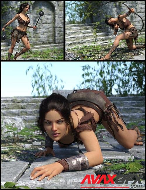 i3D Heroism Poses for Genesis 8 Female(s)