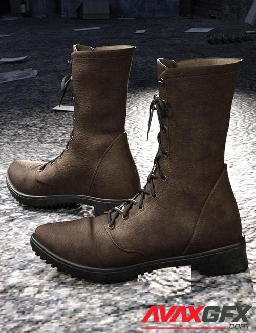 Rocker Boots for Genesis 8 Male(s)