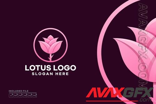 Lotus Gradient Logo Design