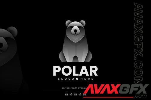 Polar Bear Gradient Logo