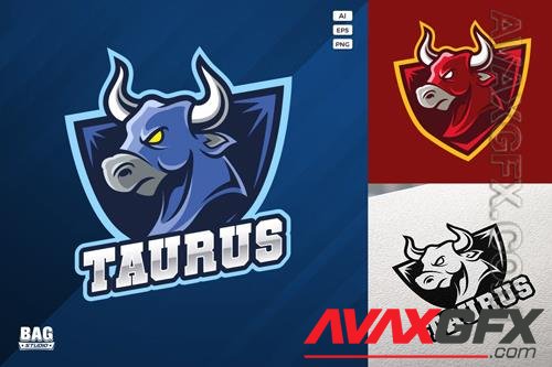 Bull Esport Mascot Logo