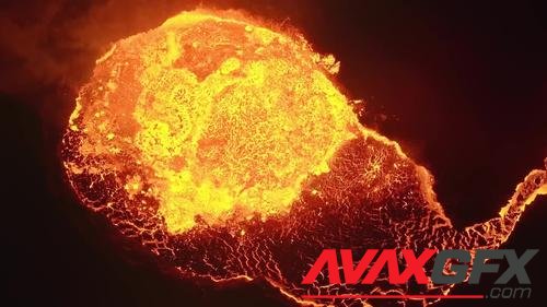 MotionArray – Lava From Active Volcano 1029545