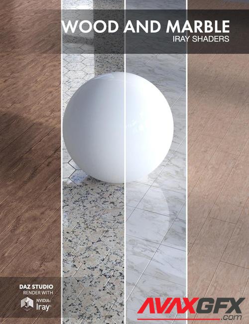 Wood and Marble - Iray Shaders