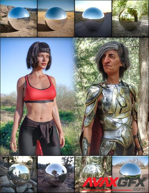 iRadiance - HDRI Variety Pack Four 8k HDRIs for Iray