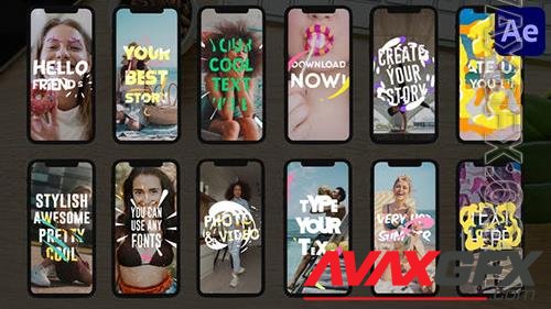 Insta Text Stories | After Effects 33997369 (Videohive)