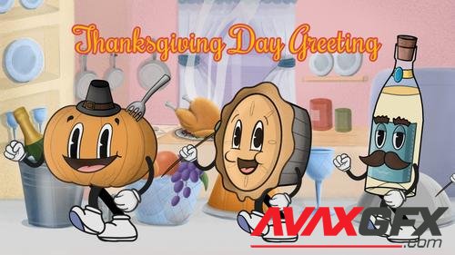 MotionArray – Thanksgiving Day Greeting 1037606