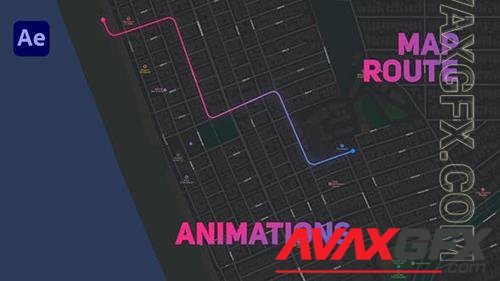Map Route Animations 34000672 (Videohive)