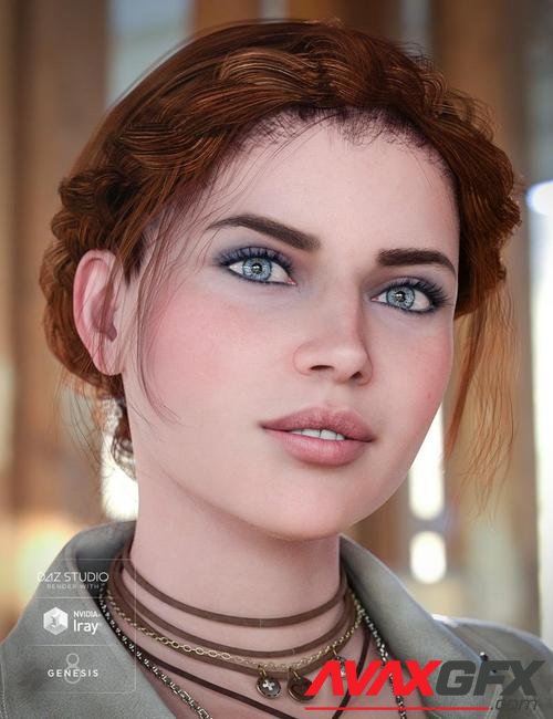 Braided Band Hair for Genesis 8 Female(s)