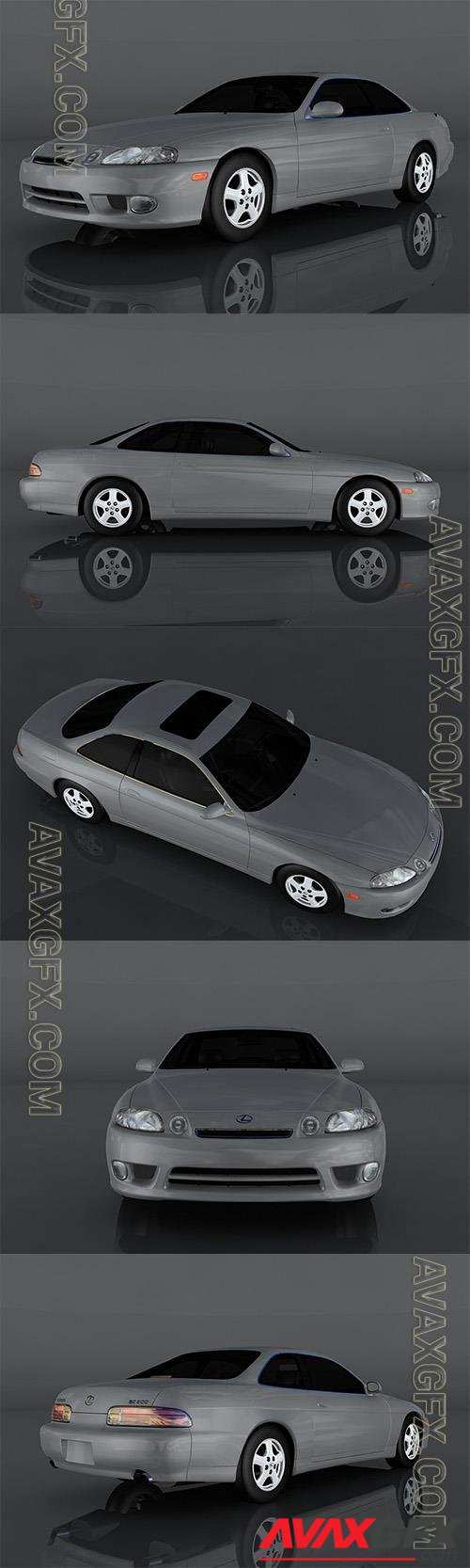 1997 Lexus SC300 3D Model o89434