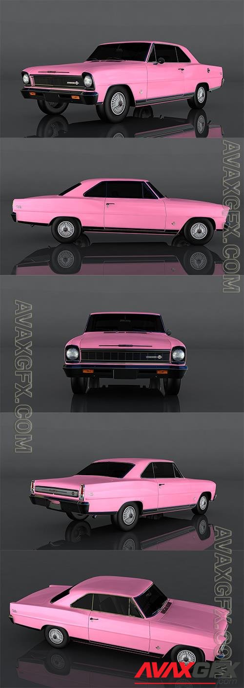 Chevrolet Nova SS 3D Model o93641