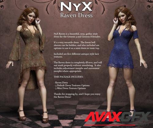 NyX Raven dForce Dress