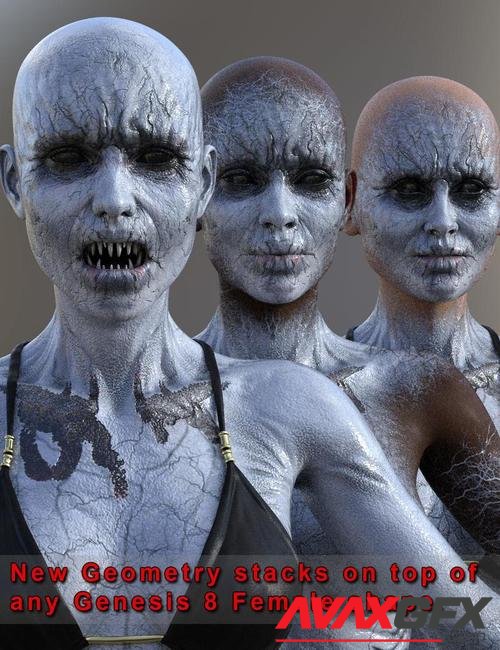 Demon Israfel Character & Universal Kit for Genesis 8 Female