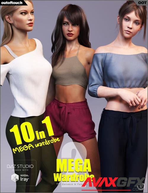 MEGA Wardrobe 2 for Genesis 8 Female(s)