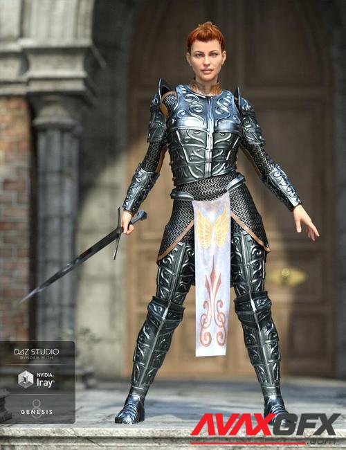 dForce High Paladin for Genesis 8 Female(s)