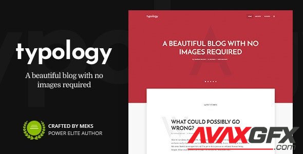 ThemeForest - Typology v1.7.2 - Minimalist Blog & Text Based Theme for WordPress - 19547842