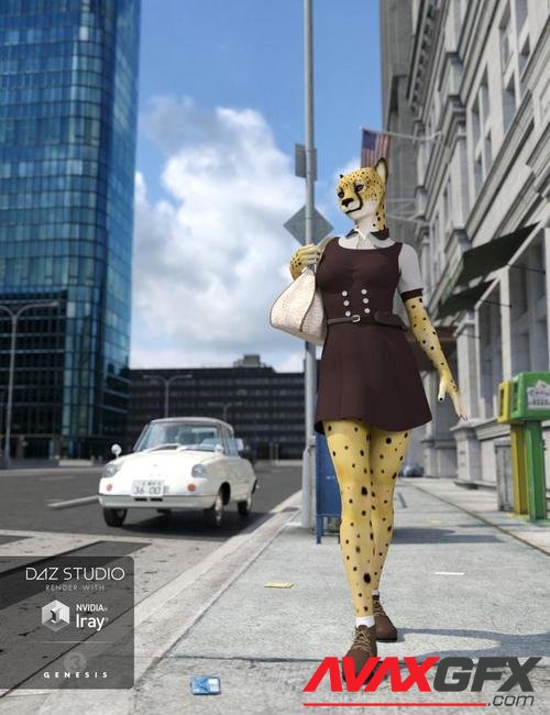 Cheetah Girl for Genesis 3 Female