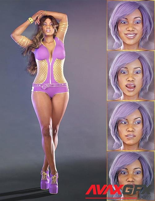 PTF Insolent Poses and Expressions for Latonya 8 and Genesis 8 Female
