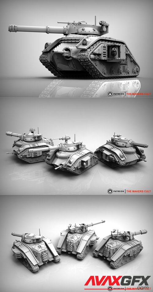 FG Battle Tank – 3D Printable STL