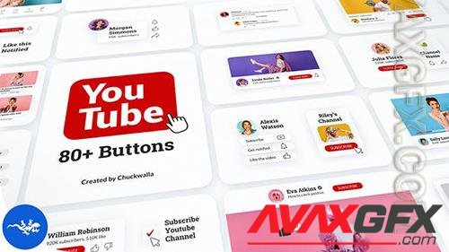 YouTube Buttons Pack 34019110 (Videohive)
