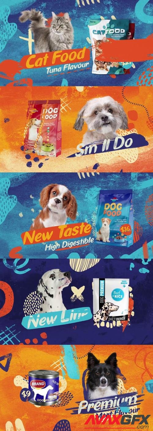 MotionArray – Pet Food Slideshow 746387