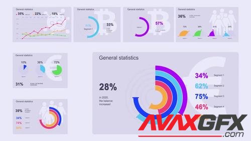 MotionArray – Pure Color Infographics 905713