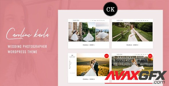 ThemeForest - Ckarla v1.0 - Wedding Photography WordPress Theme (Update: 29 September 21) - 33678610