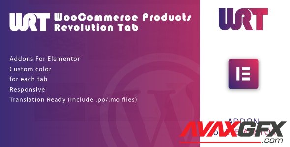 CodeCanyon - WooCommerce Products Revolution Tab for Elementor WordPress Plugin v1.0 - 34041848