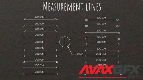 MotionArray – Measurement Lines 1024131