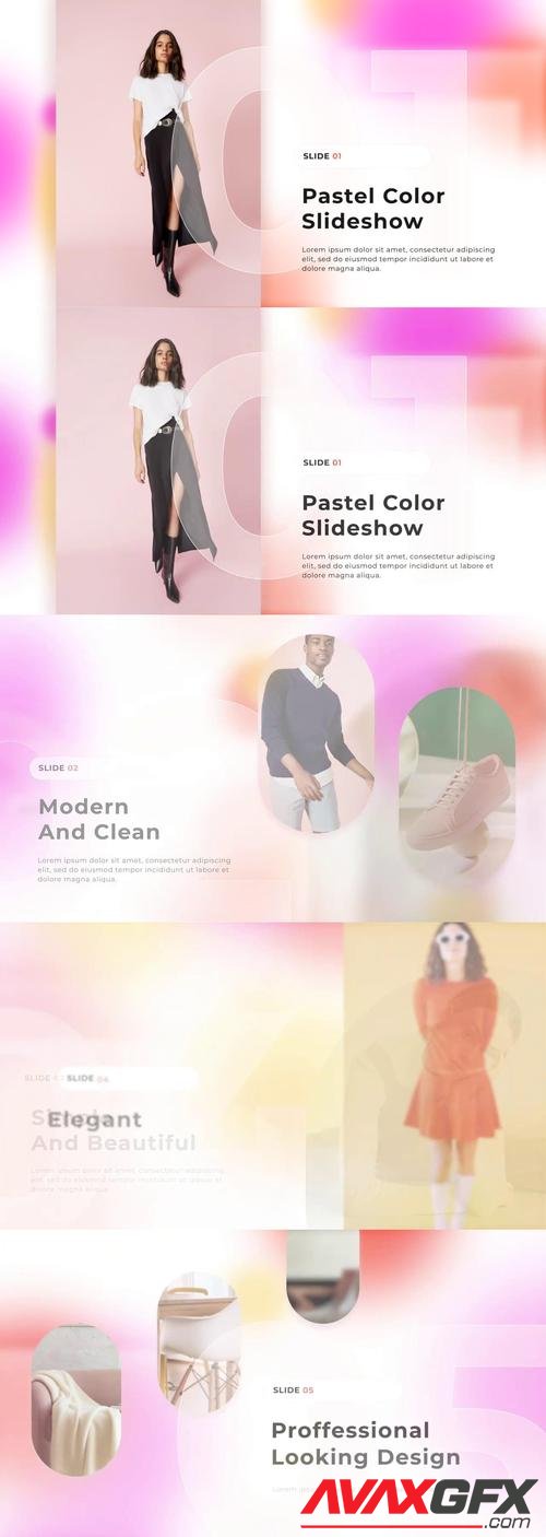 MotionArray – Pastel Color Slideshow 999116