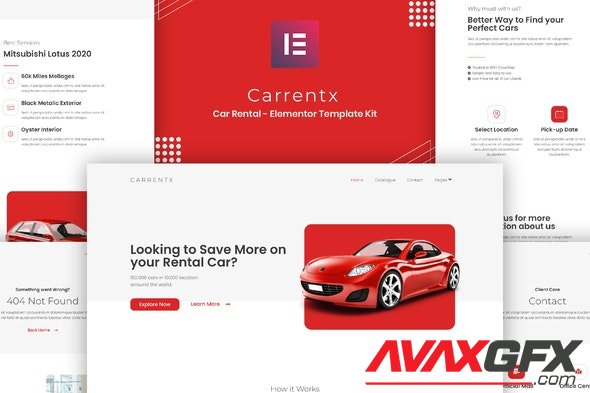 ThemeForest - Carrentx v3.4.4 - Car Rental Elementor Template Kit - 34030803