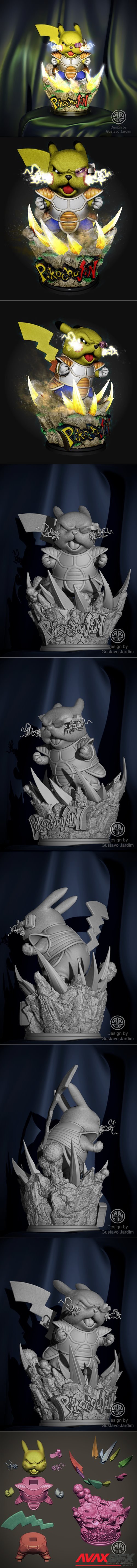 Pikachu Jin Dragon Ball – 3D Printable STL