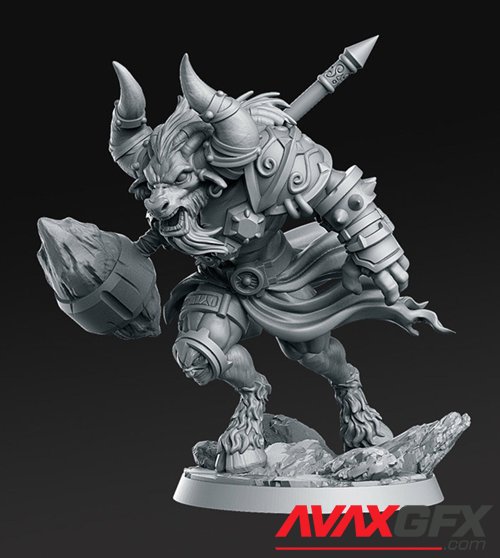 Taurinos - Minotaur – 3D Printable STL