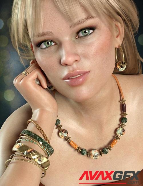 Colorful Jewelry for Genesis 8 Female(s)