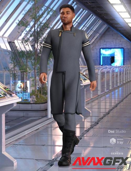 dForce Elite Commander Outfit for Genesis 8 Male(s)