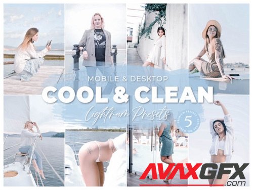 Cool And Clean Mobile Desktop Lightroom Presets Lifestyle Instagram