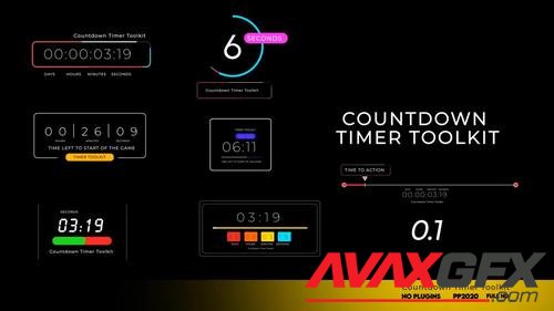 MotionArray – Countdown Timer Toolkit 1022381