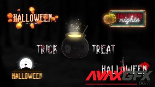 MotionArray – Halloween Spooky Titles V2 1037952