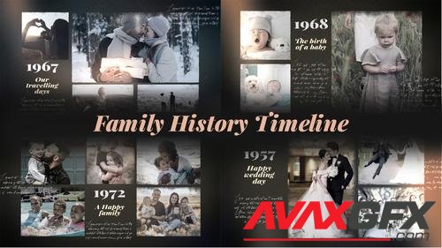 MotionArray – Family History Timeline - Best Memories 1004834