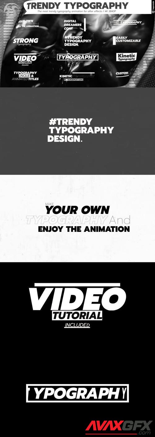 MotionArray – Trendy Typography Animation 998629