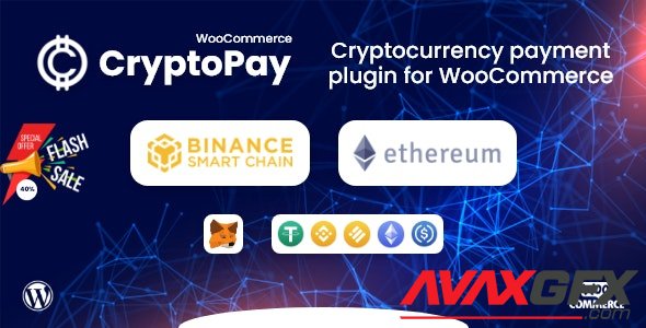 CodeCanyon - CryptoPay WooCommerce v1.0.0 - Cryptocurrency payment plugin - 34000146