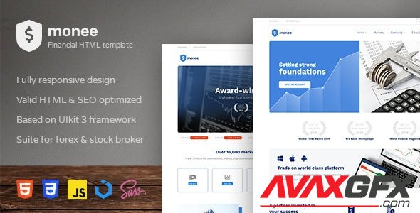 ThemeForest - Monee v1.0 - Forex and Stock Broker HTML Template - 25735942