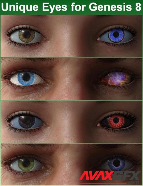 Unique Eyes for Genesis 8